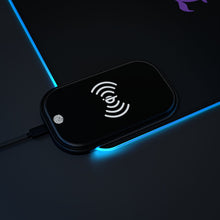 Load image into Gallery viewer, LIL BRUH GWOP LED GAMING MOUSE PAD WIRELESS CHARGING
