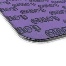 Load image into Gallery viewer, GWOP MONOGRAM LED GAMING MOUSE PAD WIRELESS CHARGING - PURPLE