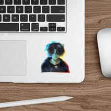 Load image into Gallery viewer, SERIAL EXPERIMENTS LAIN X LIL BRUH GWOP HOLOGRAPHIC DIE CUT STICKER