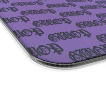 Load image into Gallery viewer, GWOP MONOGRAM LED GAMING MOUSE PAD WIRELESS CHARGING - PURPLE