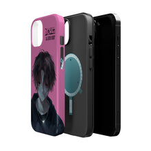 Load image into Gallery viewer, SERIAL EXPERIMENTS LAIN X LIL BRUH GWOP MAGNETIC IMPACT RESISTANT TOUGH PINK PHONE CASE