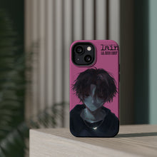 Load image into Gallery viewer, SERIAL EXPERIMENTS LAIN X LIL BRUH GWOP MAGNETIC IMPACT RESISTANT TOUGH PINK PHONE CASE