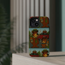 Load image into Gallery viewer, RAINY BEAR X LIL BRUH GWOP SFCB YOGI BEAR BOO BOO MAGNETIC IMPACT RESISTANT PHONE CASES