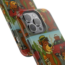 Load image into Gallery viewer, RAINY BEAR X LIL BRUH GWOP SFCB YOGI BEAR BOO BOO MAGNETIC IMPACT RESISTANT PHONE CASES