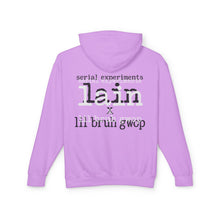 Load image into Gallery viewer, SERIAL EXPERIMENTS LAIN X LIL BRUH GWOP ANIME HOODIE - MULTI COLORS