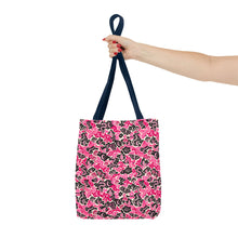 Load image into Gallery viewer, TRIPPY WITCHY MUSHROOM LIL BRUH GWOP® PINK CAMO TOTE BAG 2026