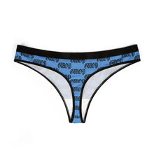 Load image into Gallery viewer, GWOP MONOGRAM THONGS - BLUE