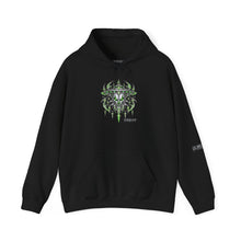 Load image into Gallery viewer, ABDUCTOR UFO JESTER CHROME SIGIL HOODIE | LIL BRUH GWOP