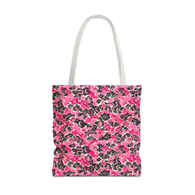 Load image into Gallery viewer, TRIPPY WITCHY MUSHROOM LIL BRUH GWOP® PINK CAMO TOTE BAG 2026