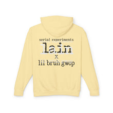 Load image into Gallery viewer, SERIAL EXPERIMENTS LAIN X LIL BRUH GWOP ANIME HOODIE - MULTI COLORS