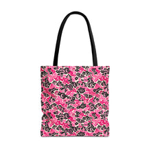 Load image into Gallery viewer, TRIPPY WITCHY MUSHROOM LIL BRUH GWOP® PINK CAMO TOTE BAG 2026