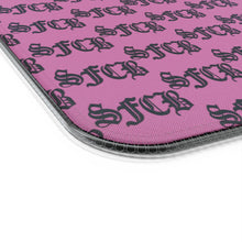 Load image into Gallery viewer, RAINY BEAR X LIL BRUH GWOP SFCB PINK MONOGRAM LED GAMING MOUSE PAD WIRELESS CHARGING - PINK