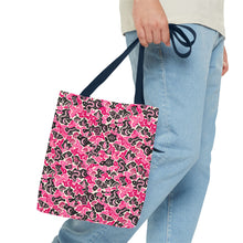 Load image into Gallery viewer, TRIPPY WITCHY MUSHROOM LIL BRUH GWOP® PINK CAMO TOTE BAG 2026