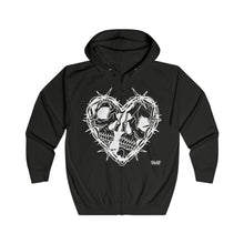 Load image into Gallery viewer, BARBED LOVE ZIP UP HOODIE - MULTI COLORS