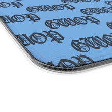 Load image into Gallery viewer, GWOP MONOGRAM LED GAMING MOUSE PAD WIRELESS CHARGING - BLUE