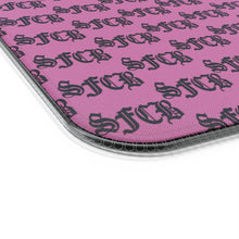 Load image into Gallery viewer, RAINY BEAR X LIL BRUH GWOP SFCB PINK MONOGRAM LED GAMING MOUSE PAD WIRELESS CHARGING - PINK