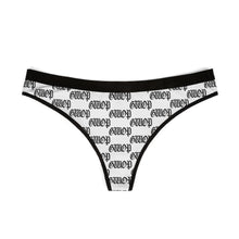 Load image into Gallery viewer, GWOP MONOGRAM THONGS - WHITE