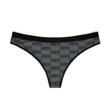 Load image into Gallery viewer, GWOP MONOGRAM THONGS - GREY