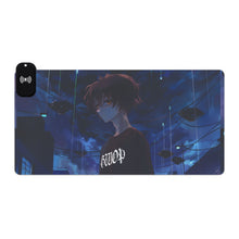 Load image into Gallery viewer, LIL BRUH GWOP ANIME UFO GOODBYE おやすみ LED GAMING MOUSE PAD WIRELESS CHARGING