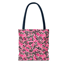 Load image into Gallery viewer, TRIPPY WITCHY MUSHROOM LIL BRUH GWOP® PINK CAMO TOTE BAG 2026