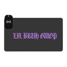 Load image into Gallery viewer, LIL BRUH GWOP LED GAMING MOUSE PAD WIRELESS CHARGING