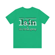 Load image into Gallery viewer, SERIAL EXPERIMENTS LAIN X LIL BRUH GWOP ANIME TEE - MULTI COLORS