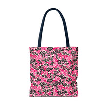 Load image into Gallery viewer, TRIPPY WITCHY MUSHROOM LIL BRUH GWOP® PINK CAMO TOTE BAG 2026