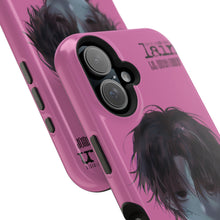 Load image into Gallery viewer, SERIAL EXPERIMENTS LAIN X LIL BRUH GWOP MAGNETIC IMPACT RESISTANT TOUGH PINK PHONE CASE