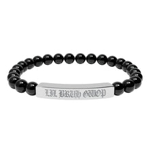 画像をギャラリービューアに読み込む, LIL BRUH GWOP NATURAL CRYSTAL BRACELET (ENGRAVING) - MULTI COLORS