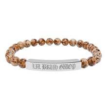 画像をギャラリービューアに読み込む, LIL BRUH GWOP NATURAL CRYSTAL BRACELET (ENGRAVING) - MULTI COLORS