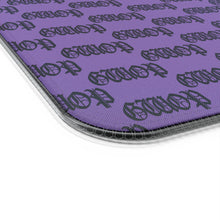 Load image into Gallery viewer, GWOP MONOGRAM LED GAMING MOUSE PAD WIRELESS CHARGING - PURPLE