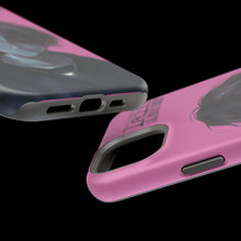 Load image into Gallery viewer, SERIAL EXPERIMENTS LAIN X LIL BRUH GWOP MAGNETIC IMPACT RESISTANT TOUGH PINK PHONE CASE
