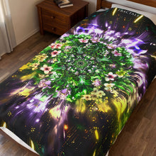 画像をギャラリービューアに読み込む, Fractals Velveteen Plush Blanket