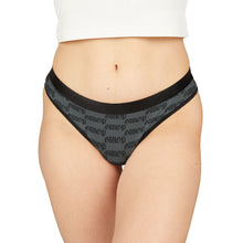 Load image into Gallery viewer, GWOP MONOGRAM THONGS - GREY