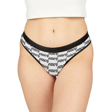 Load image into Gallery viewer, GWOP MONOGRAM THONGS - WHITE