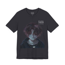 Load image into Gallery viewer, SERIAL EXPERIMENTS LAIN X LIL BRUH GWOP ANIME TEE - MULTI COLORS