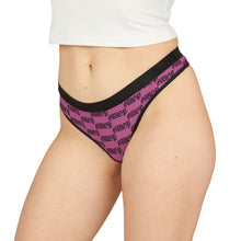 Load image into Gallery viewer, GWOP MONOGRAM THONGS - PINK