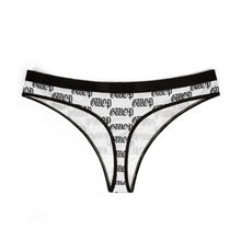Load image into Gallery viewer, GWOP MONOGRAM THONGS - WHITE