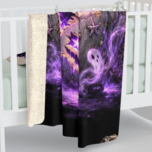 画像をギャラリービューアに読み込む, SFCB HALLOWEEN PUMPKIN SHERPA FLEECE BLANKET