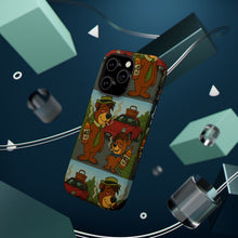 Load image into Gallery viewer, RAINY BEAR X LIL BRUH GWOP SFCB YOGI BEAR BOO BOO MAGNETIC IMPACT RESISTANT PHONE CASES