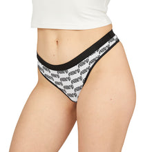 Load image into Gallery viewer, GWOP MONOGRAM THONGS - WHITE
