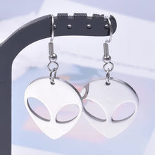 Load image into Gallery viewer, STARSEED ALIEN HEAD NECKLACES / KEYCHAINS STAINLESS STEEL MULTI COLORS