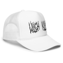 Load image into Gallery viewer, WITCH KITTY EMBROIDERED HAT - WHITE
