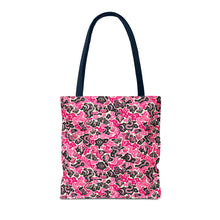 Load image into Gallery viewer, TRIPPY WITCHY MUSHROOM LIL BRUH GWOP® PINK CAMO TOTE BAG 2026

