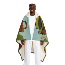 Load image into Gallery viewer, YOGI BEAR HOODED SHERPA FLEECE TRIP BLANKET
