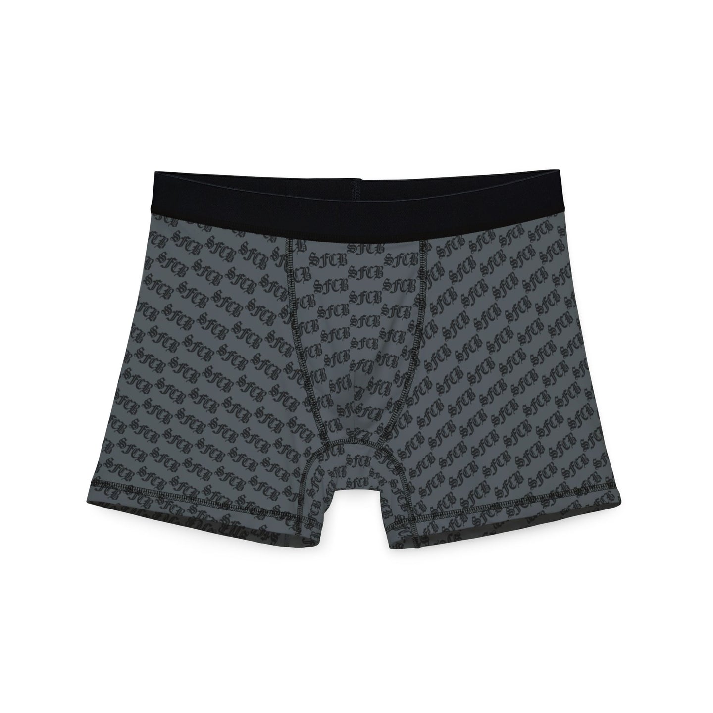 SFCB UNISEX BOXERS - MONOGRAM GRAY