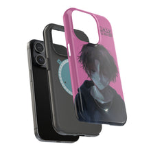Load image into Gallery viewer, SERIAL EXPERIMENTS LAIN X LIL BRUH GWOP MAGNETIC IMPACT RESISTANT TOUGH PINK PHONE CASE
