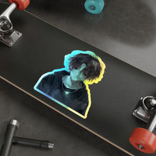 Load image into Gallery viewer, SERIAL EXPERIMENTS LAIN X LIL BRUH GWOP HOLOGRAPHIC DIE CUT STICKER
