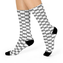 Load image into Gallery viewer, GWOP CREW SOCKS - MONOGRAM WHITE
