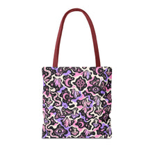 Load image into Gallery viewer, TRIPPY WITCHY MUSHROOM LIL BRUH GWOP® CAMO TOTE BAG 2026
